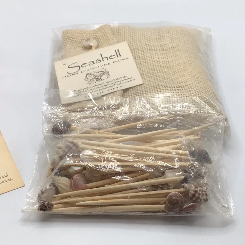 Seashell Hors D'Oeuvre Picks Set